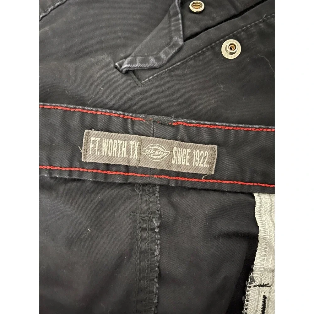 Dickies Mens Cargo Shorts Relaxed Black Size 44